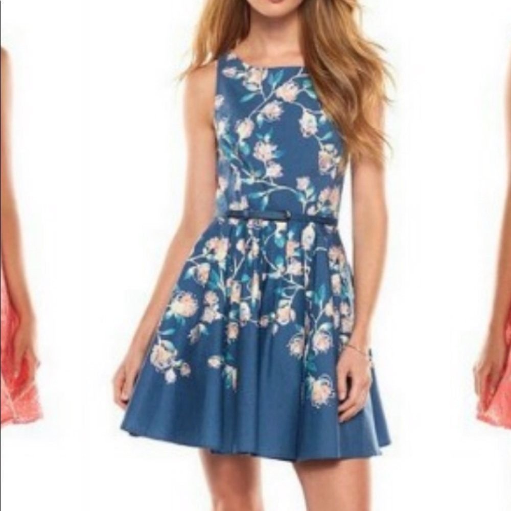 Floral cocktail dress